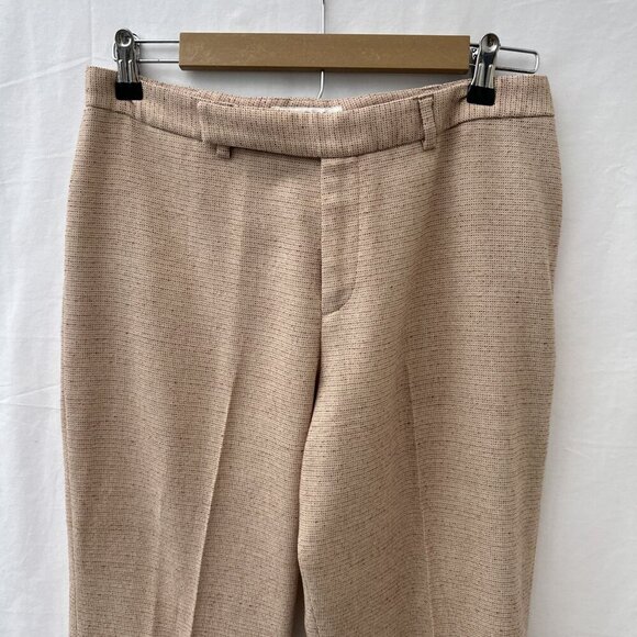 TseSay Womens Pants Wool Blend Beige Trousers Straight Leg Made In USA Size 10 - Picture 5 of 10